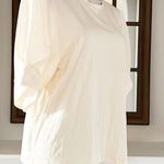 DKNY Elbow Sleeve Knit Top in Egg Nog, Size XL, New w/Tag Retail $69 Photo 2