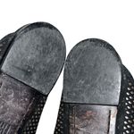 Frye Black Gwen Perforated Suede Flat Mules Slides Slip On Shoes size 6.5 Photo 9