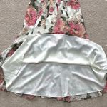 Revolve Divine Heritage x  Twist Back Floral Midi Dress in Ivory Small Photo 11