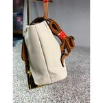 Montana West  Women's Tan & Cream Mini Backpack Convertible Straps Photo 4