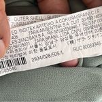 ZARA  | Green Ruched Ruffle Mini Dress Sz L Photo 8