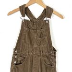 Free People  Ziggy Cord Overalls in Brown Corduroy Photo 3