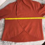 Chico's  Women's 3 (XL) Burnt Orange Open Knit Cardigan 100% Wool Fall Layering Photo 12