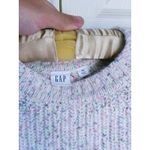 Gap Ivory White Speckled Confetti Chunky Knit Sweater XS Cozy Hygge Grandma Photo 2