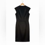 Club Monaco  Black Van Silk Cap Sleeve Mini Dress Photo 2