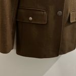 Fossil  Wool/Cotton Blend Military Cadet style brown Jacket Size Medium Photo 6