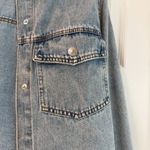 Stoosh  Vintage Denim Shirt Jacket Shacket Size Small Acid Wash Photo 2