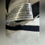 ZARA  Striped Lightweight Boxy Sweater Black Ivory Photo 3