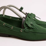 Sam & Libby  Preppy Green Suede Casual Moccasins  Loafers 8 Photo 0