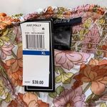 NEW Juniors XL Pink Orange Yellow Floral Retro Halter Dress Photo 4