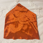 SheIn Orange Tie-back Bandana Top Photo 0