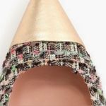 J.Crew collection Elsie tweed pumps with gold toe accent Made in Italy Photo 5