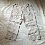 Sigrid Olsen  Light Gray Linen Capris Photo 1