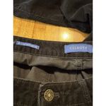 Talbots  Corduroy High Rise Straight Leg Pant Black Preppy Quiet Luxury Size 8 Photo 7