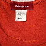 Panhandle • Cold Shoulder Rust Colored Babydoll Blouse • Size L Photo 4