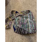 Handmade Guatemalan Multicolor Flowers Boho Hippie Shoulder Bag Crossbody Purse Blue Photo 3