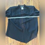 R & M Richards NEW R&M Beaded Sheer Top size 10 Black Photo 6