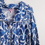 Lilly Pulitzer Angela Zip Up Resort Navy Beach Bathers Sweater Photo 3