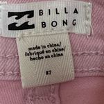 Billabong  Women’s Pink Wide Leg Raw Hem Jeans - Size 27 - VGUC Photo 6