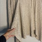 Eileen Fisher Woman 1X Oatmeal Beige Cardigan Sweater Linen Nylon Neutral Fall Photo 2