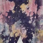 Maronie New Tie Dye Sweatpants Drawstring Waist Eggplant Multi Photo 7