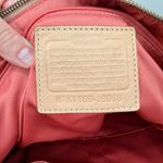 Coach  Tan Leather Shoulder Bag‎ Front Buckle Pocket Dual Handles Classic Style Photo 11