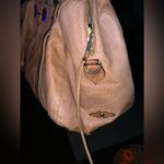 Elliott lucca tan duffel bag logo tassel leather $248 boho western luggage fall Photo 6