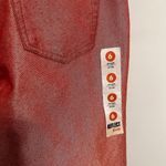 FINAL PRICE NWT Vintage Reflect Jeans Straight Wide Leg High Waisted Red Size 6 Photo 3