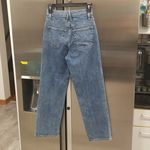 💕SLVRLAKE💕 London Crop Jeans Straight Leg High Waisted ~ Blue 24 NWOT Photo 5