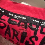 Karl Lagerfeld  Pink Logo Sweater Size M Photo 2