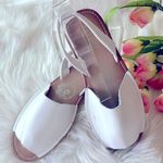 Bamboo  Casual Sling Back White Sandals Slide Slip SIZE 9 Photo 0