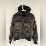 Kendall + Kylie  Jenner Sucre Camo Full-Zip Puffer Down Jacket Women’s Large GUC Photo 2