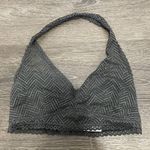 SO  Grey Lace Halter Bralette Photo 0