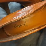 Qupid  orange Peep Toe Platform Thick Stilettos Size 9 Photo 2