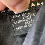 Black Suede Leather Western Pants Size 8 Photo 4