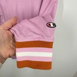 Champion  Women's Coaches Jacket Light Pink with Red Orange‎ Detail Size Medium Photo 3
