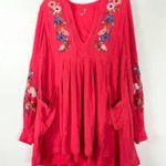 Free People Mia embroidered gauze mini dress Photo 0