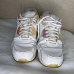 Nike  Air Max White and Neon Yellow Sneakers Photo 1