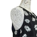 Maurice's Black Sleeveless Dress with White Daisy Print – Casual Spring/Summer Mini Dress Photo 8