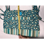 Handmade Green Teal Fabric Purse Photo 6