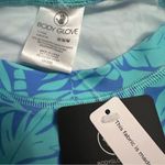 Body Glove  Aqua Leaf Pattern Crop Top Photo 4