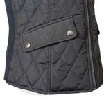 Westport Black Quilted Vest Zip Front Snap Pockets Padded Women's Size Large Photo 8