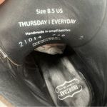 Thursday Boot Company Captain Cap Toe Lace up Leather Boots Sz 8.5 Brown Photo 5