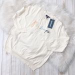 Modcloth Women's Cream Printemps Charm School Pullover Sweater 3X NEW Photo 2