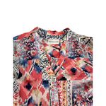 Alfred Dunner Womens Top Size 14 Button Front 3/4 Sleeve Colorful Print Photo 6