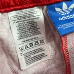 Adidas • Solid Red Quilted Stitch Shorts Photo 6