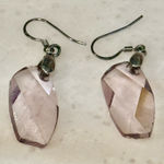 Light purple Rhinestone Drop Earrings Photo 0