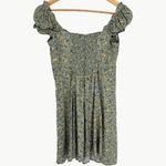 Reformation Women's Pacey Fit & Flare Mini Dress | Sz 6 | Sprite Green Floral Photo 8