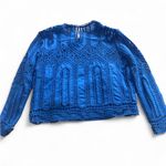 Hunter Bell  pippa crew neck top in french blue NWT Photo 1