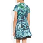 Proenza Schouler 3K  Leather-trimmed bouclé-jacquard dress. Sz 2 Photo 7